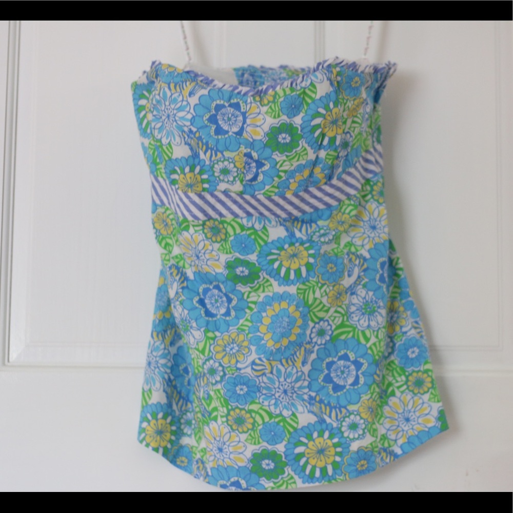 Lilly Pulitzer Strapless Top - Size 0